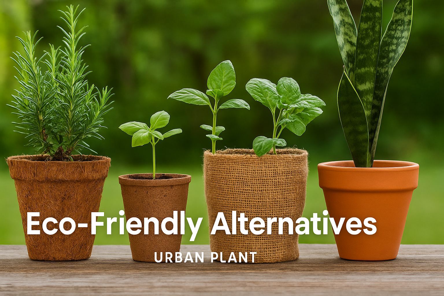 Eco-friendly plant pot alternatives – Urban Plant.